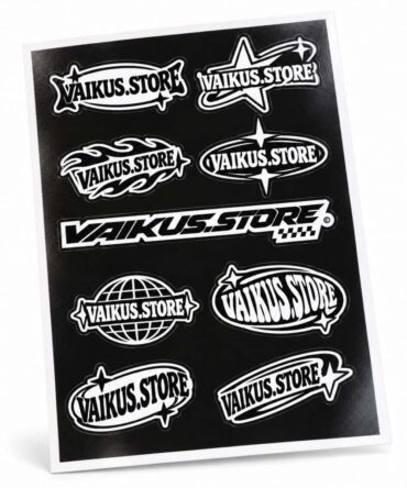 VAIKUS.STORE Logo Sticker Sheet 9-Piece